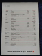 Daihatsu Price List 04.1998 Rocky Terios Cuore Move Charade Applause Gran Move