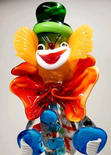 Clown murano glass - clown,