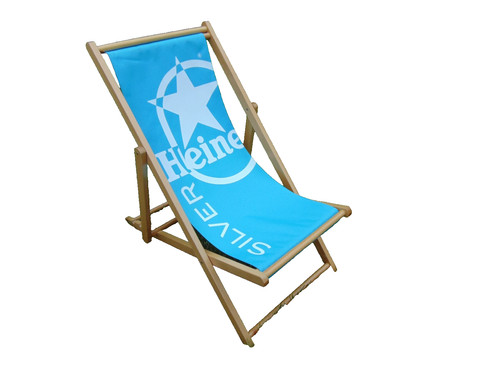 Heineken silver deckchair - heineken,