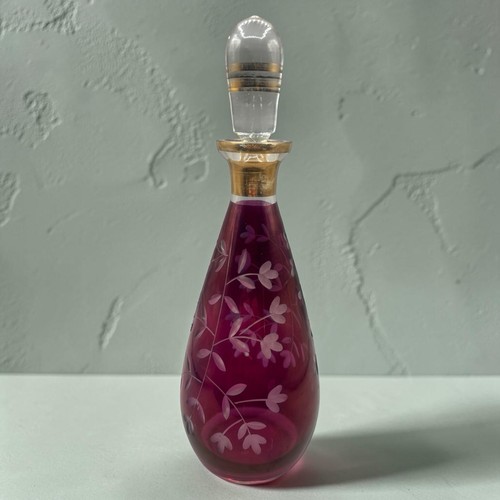 Bohemian cranberry glass - cranberry,