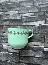 Friends 1997 Large Ceramic Mug Staffordshire Tableware Warner Bros Mint Green