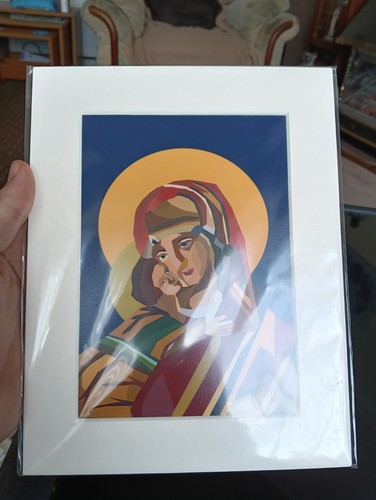 Virgin mary artwork print - artwork,
