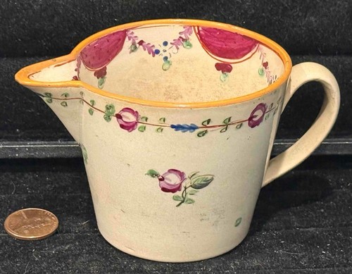 Antique hand painted rose - antique,