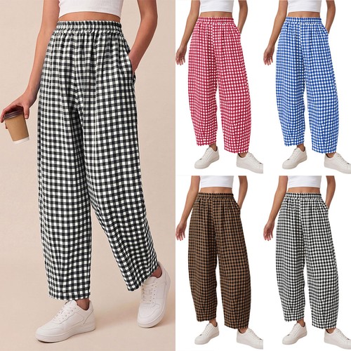 Ladies wide leg elastic - ladies,