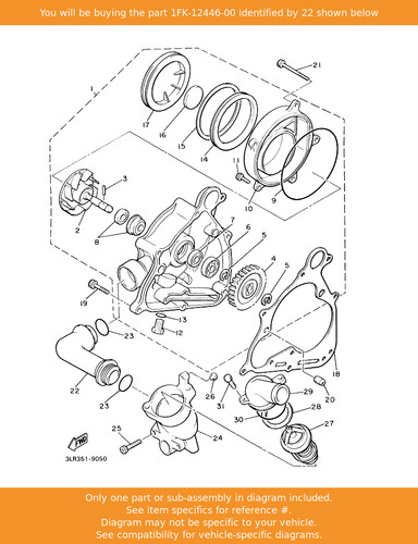 Yamaha joint 1fk - yamaha, oem