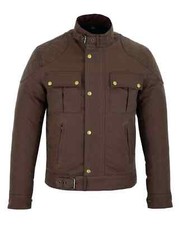 Moto Classic Brown Wax Cotton