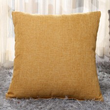 Soft Pillow Case 12" 16" 18" 20" 22" Linen Large Cushion Cover Throw Free Post