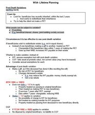 Private Client LPC Elective Exam Notes 2021/2022 (Distinction Grade)
