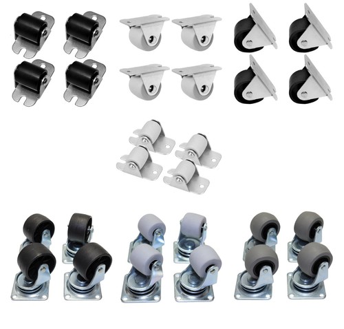Rubber pvc castor wheels - 4,