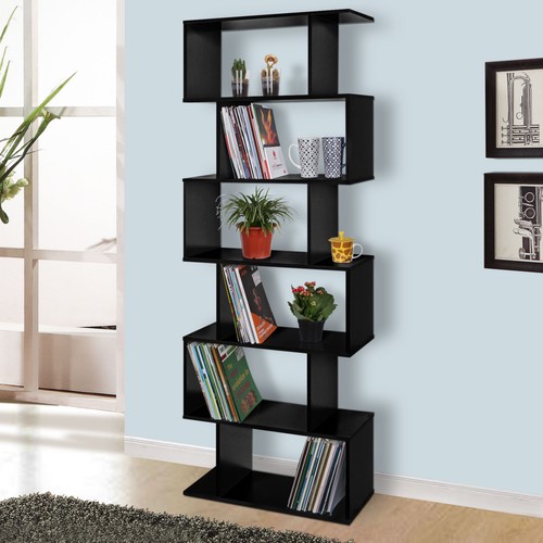 Wood bookcase bookshelf - bookshelf, s