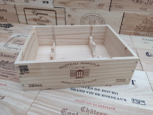 Wooden wine box crate - wooden,