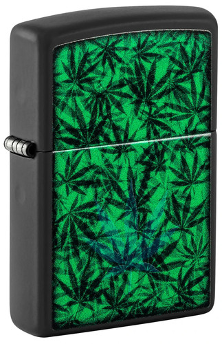 Zippo lighter cannabis design - zippo,