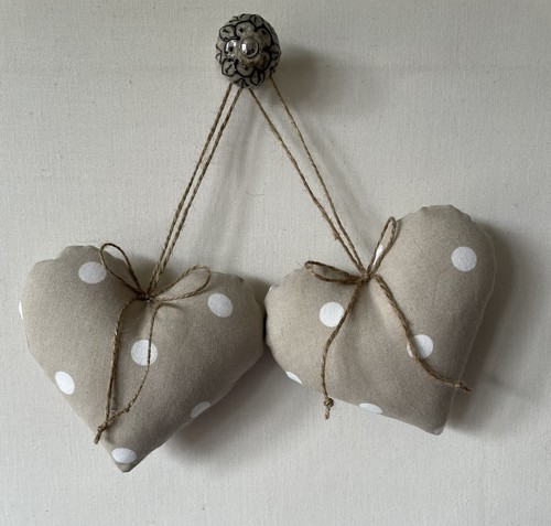 Pair heart door hangers - door,