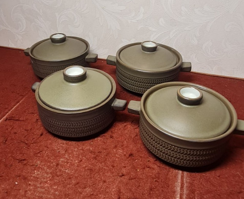 Denby chevron lidded soup - lidded,