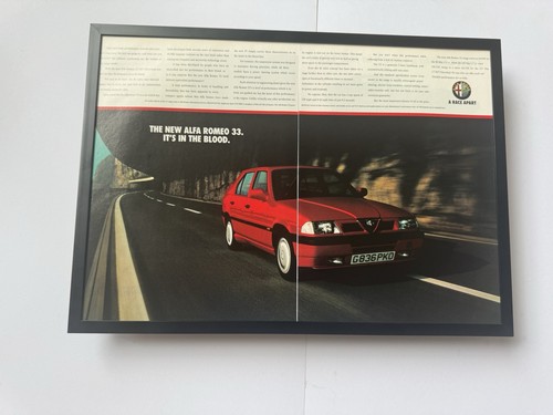 Framed alfa romeo 7 16v - alfa, 33