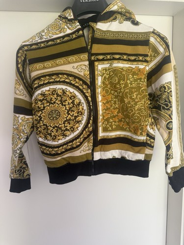 Versace sweatshirt zip - versace, up