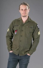 Mens Shirt Long Sleeve Military Shirt John Lennon Army Shirt Button Down Shirt