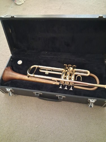 Antique trumpet with - antique,