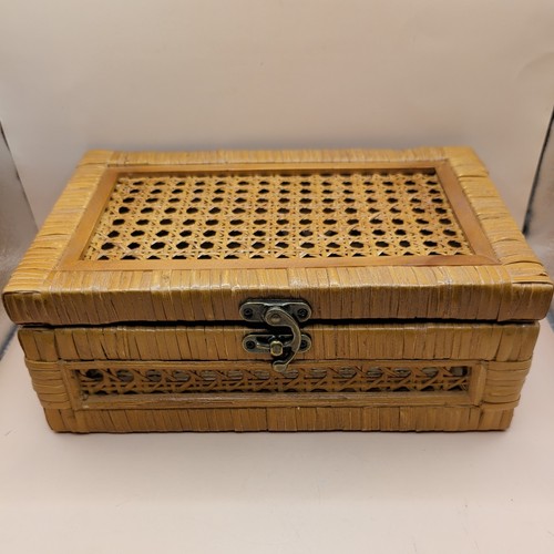 Vintage mcm cane wicker - mcm,