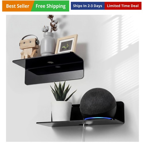Acrylic floating wall shelves - floating,