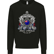 Australian Biker Australia Motorcycle Bike Mens Sweatshirt Jumper