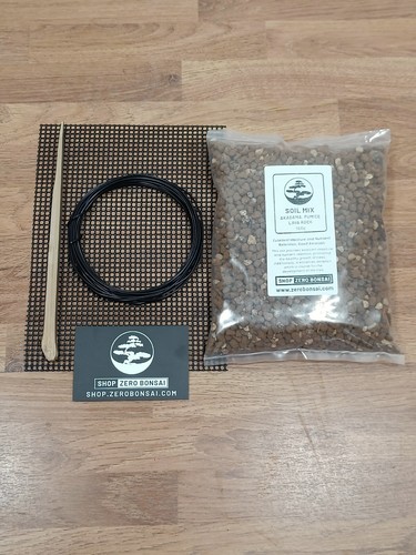 Bonsai potting kit 500g soil - potting, kit-