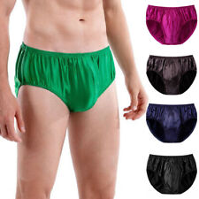 Mens Briefs Satin Silk Panties