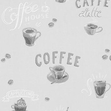 Grey Coffee House Wallpaper