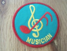 Boy Scout Patch Musician