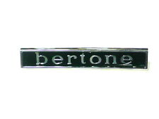 Frieze coat of arms acronym Alfa Romeo Bertone chrome metal badge emblem shield