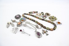 Scottish Jewellery Glass Agate Stone Set Celtic Miracle Mizpah x 18