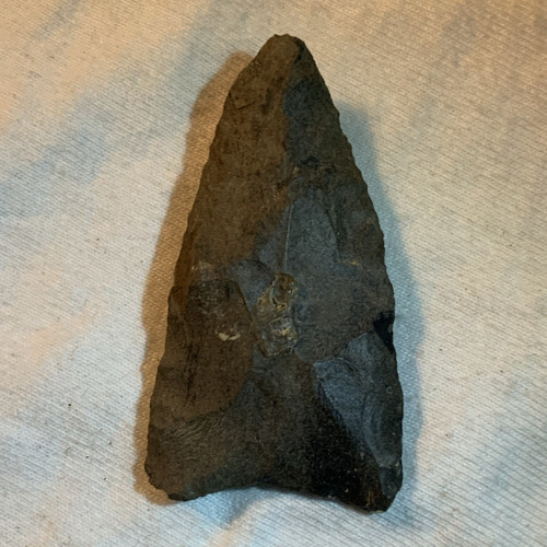 Flint knapped chipped stone - chipped,