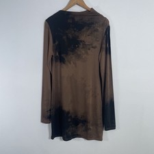 Sarah Pacini Tunic Top Brown