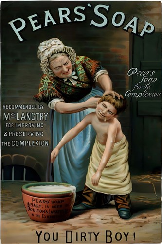 Pears soap vintage poster - poster,