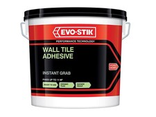 Evo-Stik Wall Tile Adhesive | Instant Grab | Multi Surface|  10L Tub