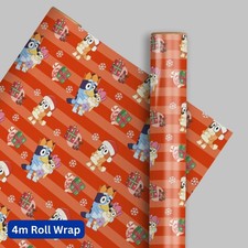 Bluey Christmas 4m Roll