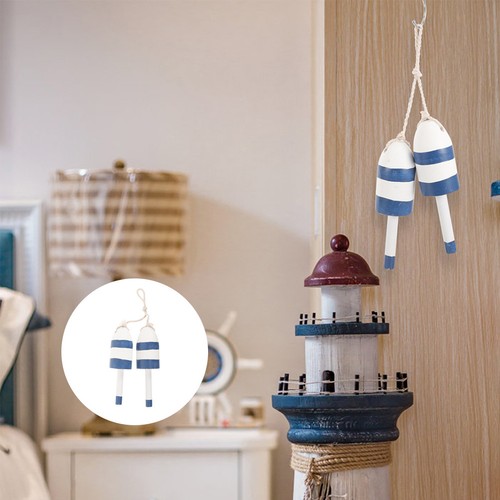 2pcs wooden buoy wall - 2pcs, decor