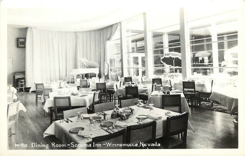 Rppc postcard dining - rppc,