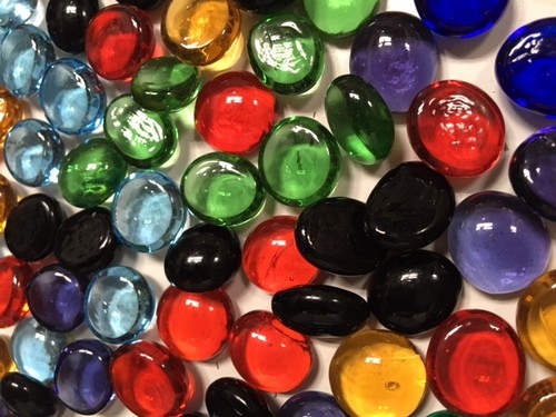 Mixed glass gems mosaic - mixed,