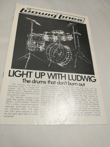 Ludwig drum brochure - drum,
