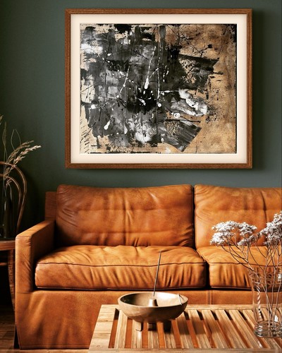 Abstract acrylic painting - abstract,