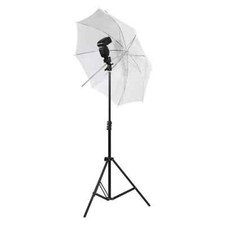 Black Hot Shoe Flash Umbrella Holder Light Stand Bracket For Photo or Video