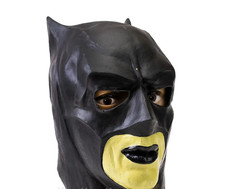 Batman mask black (rubber)💙💛