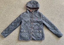 Jack Wills Cordings Women's Jacket Quilted Diamond Lightweight Navy UK 10 