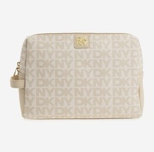 Dkny taupe cosmetic bag - dkny,