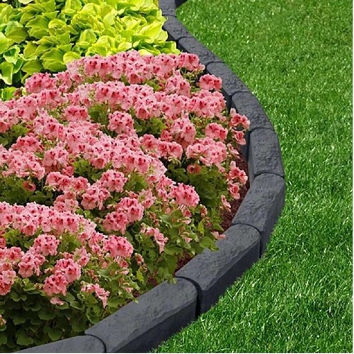 Rubber garden edging brick - edging, 30