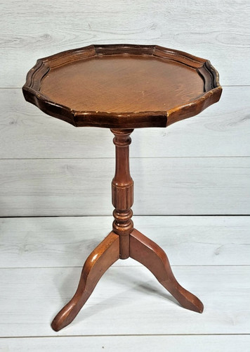 Vintage mahogany tripod wine - mahogany,