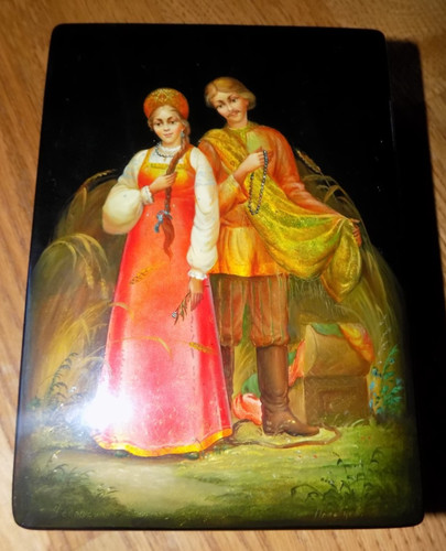 Euc fedoskino large russian - euc,