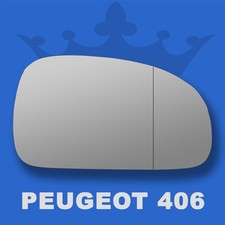 for Peugeot 406 wing door mirror glass 1995-2003 Right Driver side Wide Angle