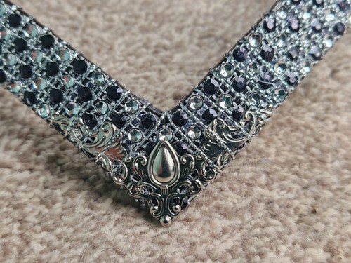 Shape bling browband cob - v,